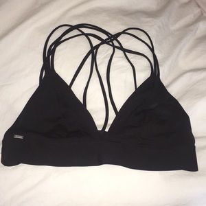 Pink strapped brallette